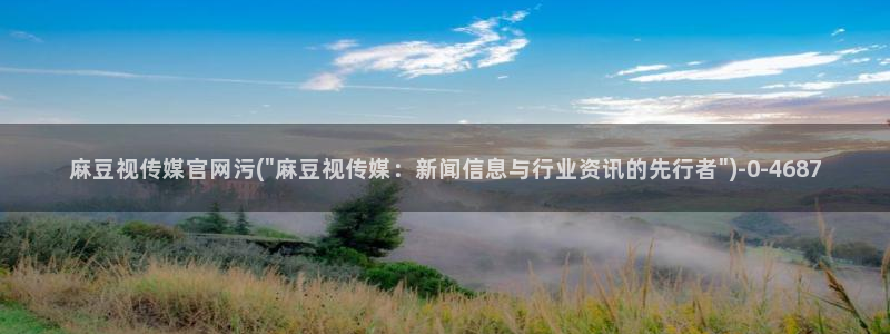 国产麻豆传媒官网：麻豆视传媒官网污(\
