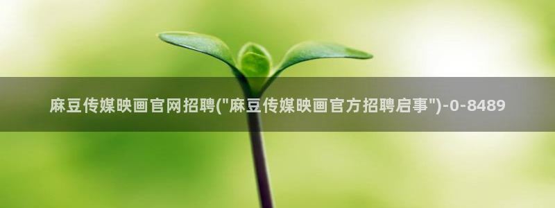 麻豆映画传媒苹果版官网：麻豆传媒映画官网招聘(\