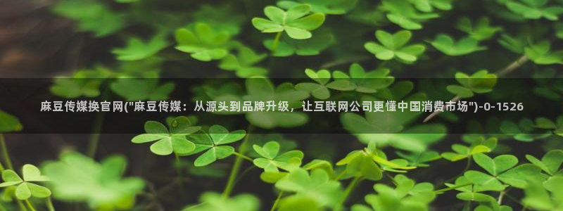 台湾麻豆传媒官网地址：麻豆传媒换官网(\